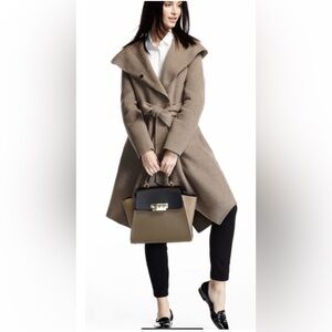 Zac Posen Tan and Black Satchel